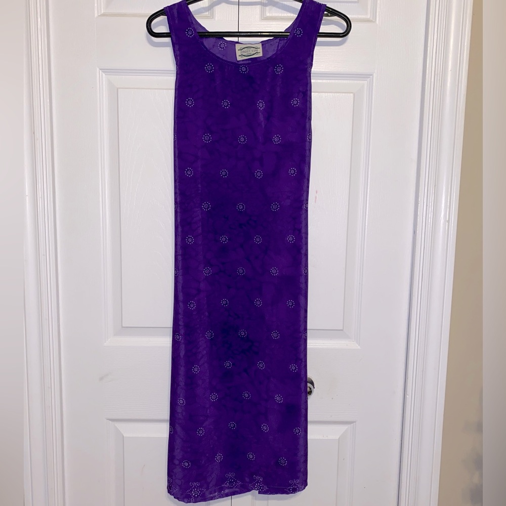Vintage Purple Dress - Picture 1 of 4